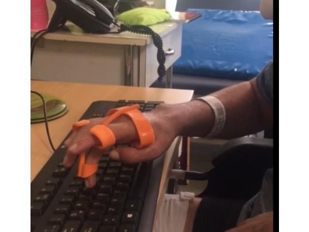 Orthosis for Typing and touchscreen