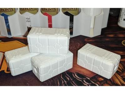 Star Wars Legion Terrain - Crates, Barrels and Barricades