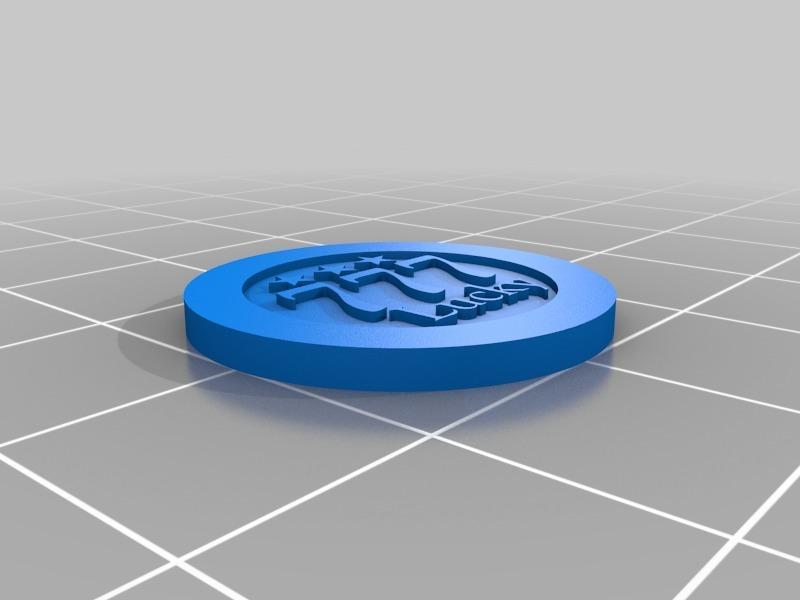Coin for toy slot machine