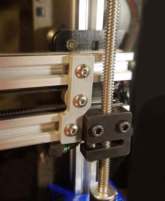 Makerfarm I3V X-axis Idler Plate for Delrin Nut Block