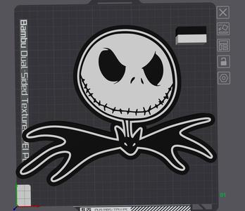 JACK SKELLINGTON BUST LIGHT BOX - commercial use