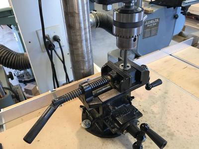 Drill Press Vise Thread Cutting Die Holding Jig