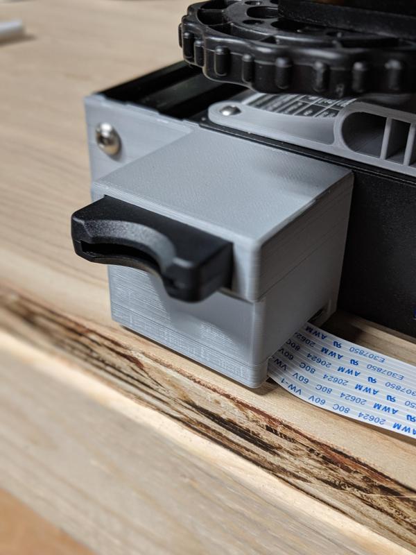 A compact Ender 3 Micro SD to SD Card Reader Mount