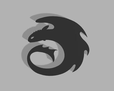 Toothless Wall Art Figure 1 || Chimuelo Wall Art Figure 1