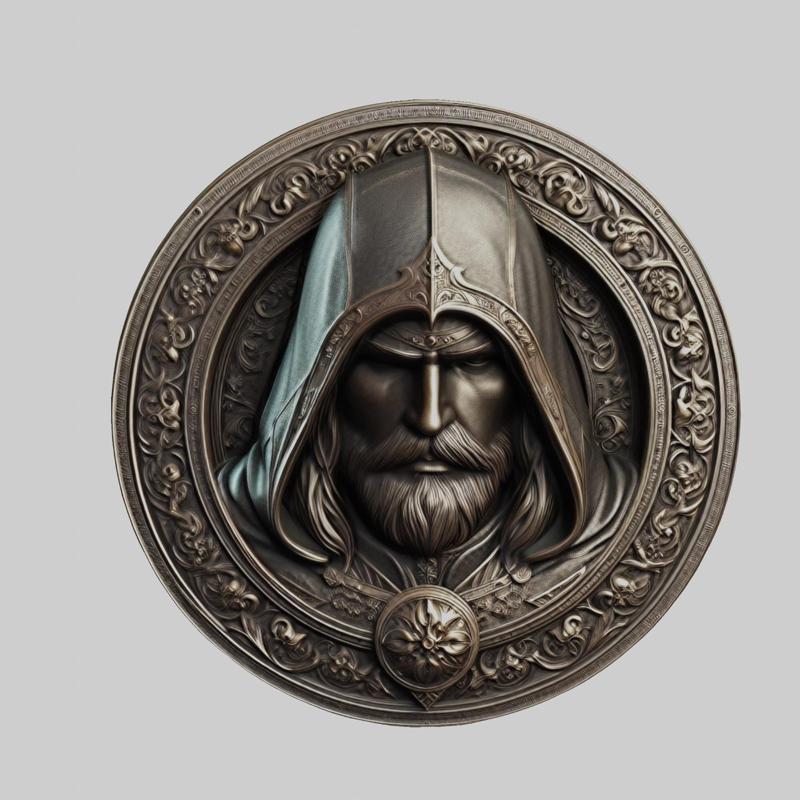 Boromir Lord of Rings Medallion for CNC Router Laser & 3D Printer