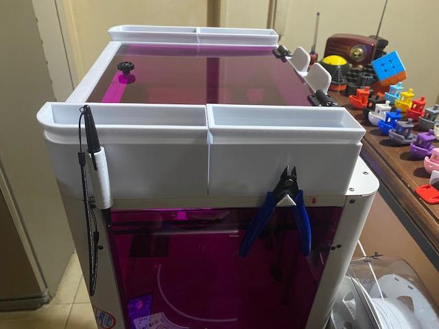 Top cover lifter and extruder cover upgrade for Kingroon KLP1