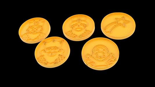 Three Wise Men (Pack of 5 CALLET CUTTERS)