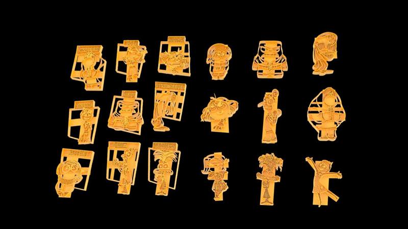 intensely Disney! (Pack of 18 CALLET CUTTERS)