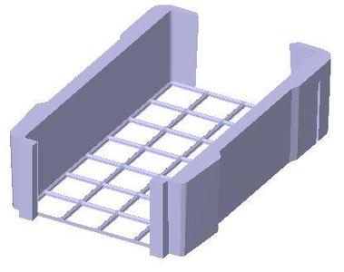Gridfinity Insert for Milwaukee PACKOUT 5-Compartments Small Parts Organizer (48-22-8435)