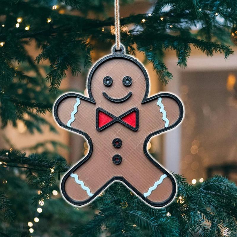 Christmas Gingerbread Man Tree Ornament