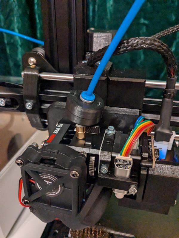 Bowden PTFE Coupler – ECAS Twist-Lock Magnetic Coupler