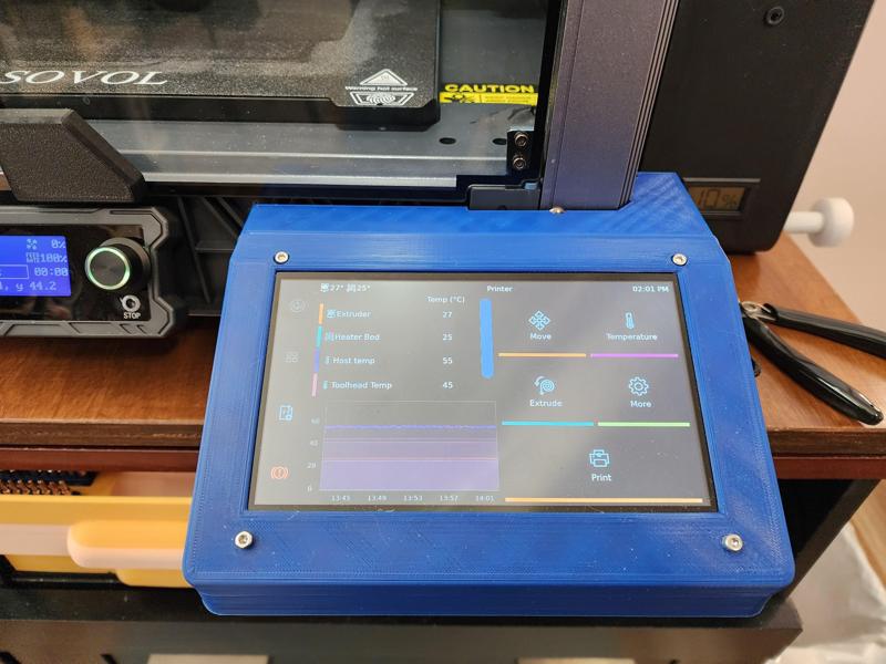 Sovol SV-08 Low Profile 7-Inch Touchscreen Enclosure