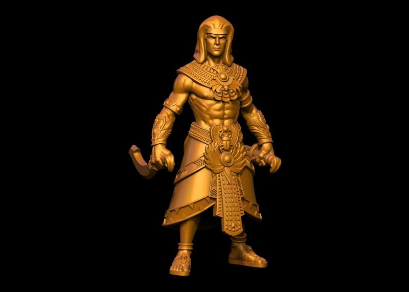 Ramses with helmet - KINGS & HEROES