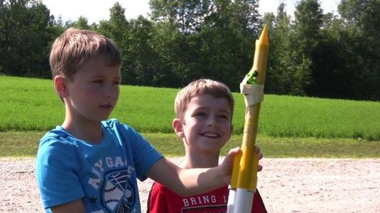 Fully Printed Air Rockets