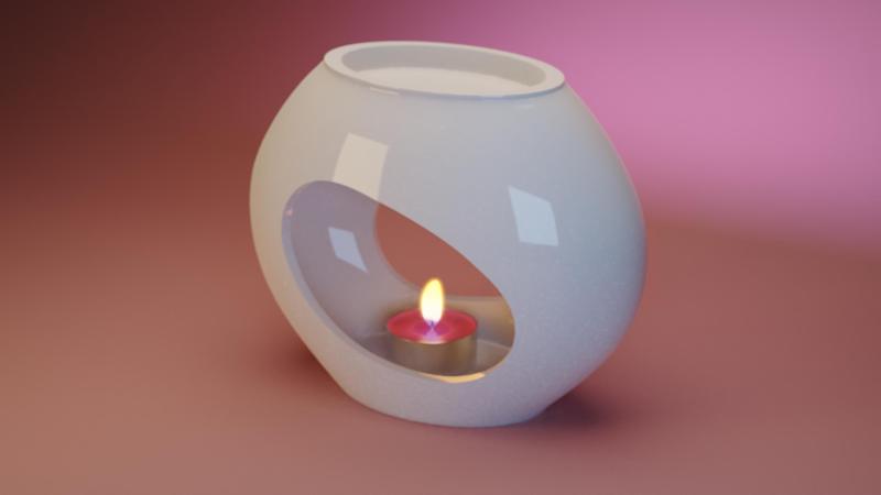Candle holder hornito