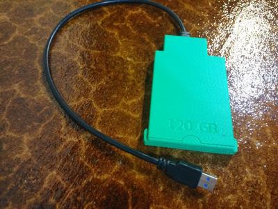 7mm SSD case for StarTech SATA to USB adapter