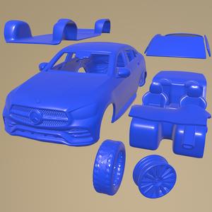 Mercedes Benz GLC class coupe AMG Line 2019 PRINTABLE CAR IN SEPARATE PARTS