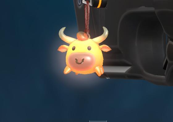 Cow Valorant Buddy : Valorant Key Chain