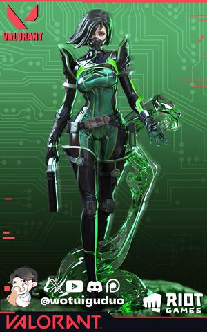 VALORANT viper figure