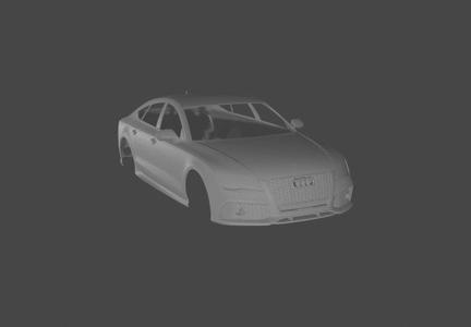 AUDI RS7  RC CAR BODY