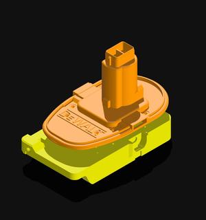 Karcher 18v battery to DeWalt 18v Ni-Cd tool