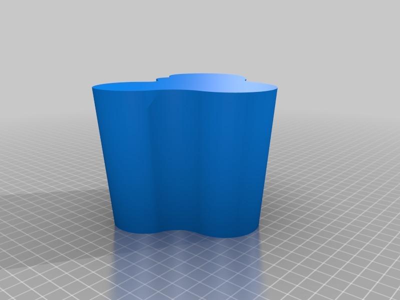 Alvar Aalto Finnish Vase Solid Replica