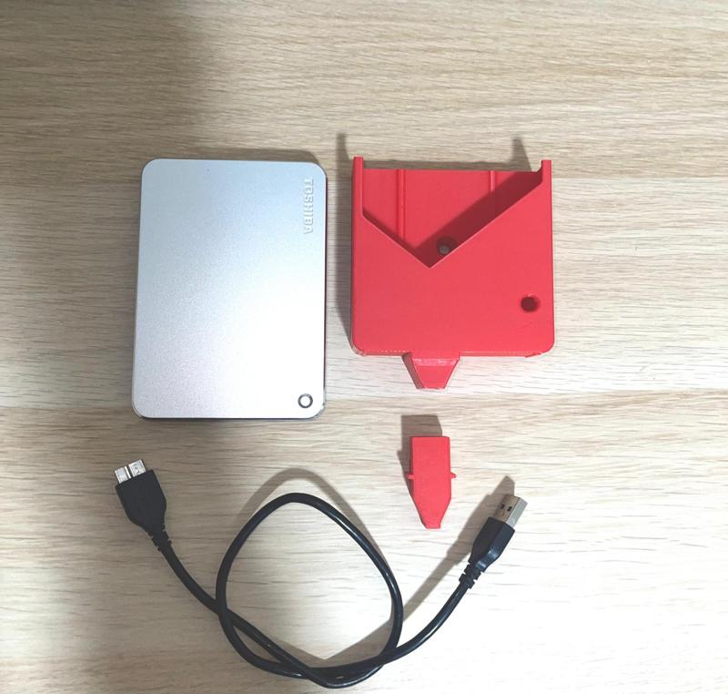 Wall-mounted hard drive-HDD-TOSHIBA-DTW100-1TB