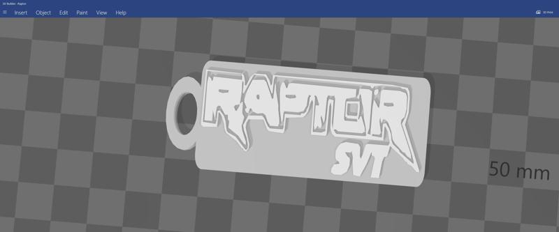 Ford Raptor Key Ring #1
