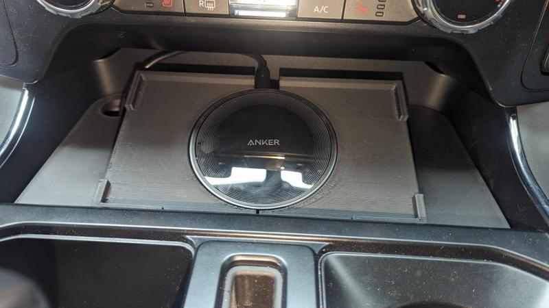 F150 Cubby Charging Plate