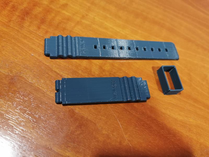 Wrist watch strap.