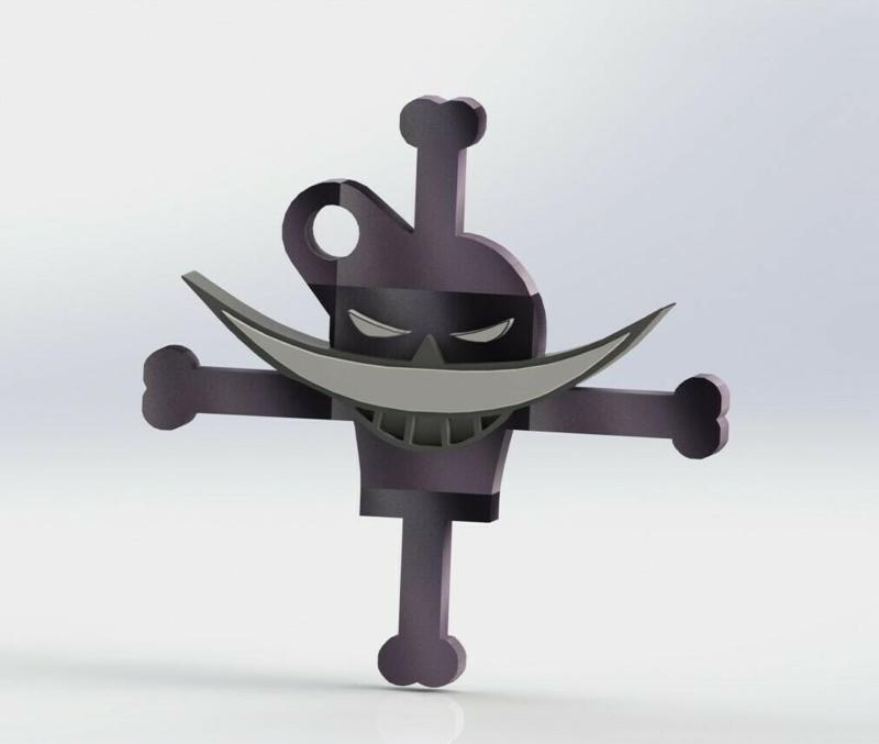 KEYCHAIN SIROHIGE - ONE PIECE