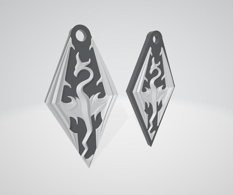Skyrim keychain