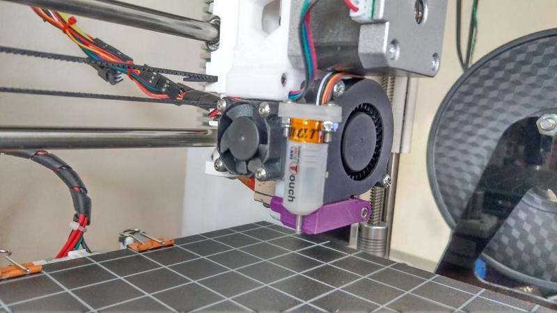 Prusa i3 30mm fan BLTouch Mount