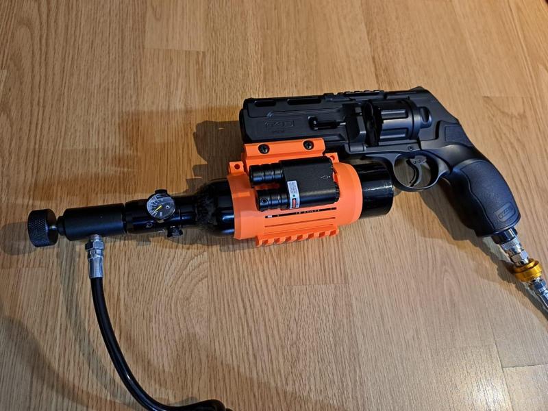 Air Tank holder 13ci picatinny