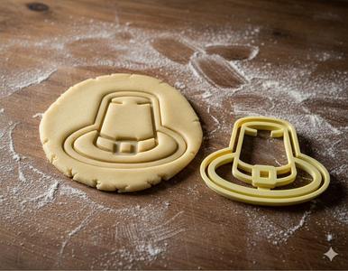 Pilgrim Hat Cookie Cutter