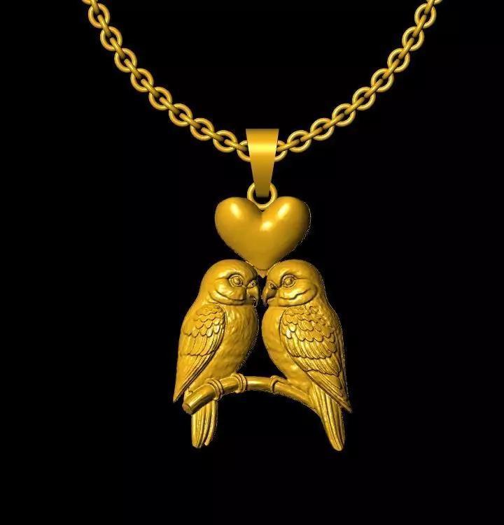 love bird pendent