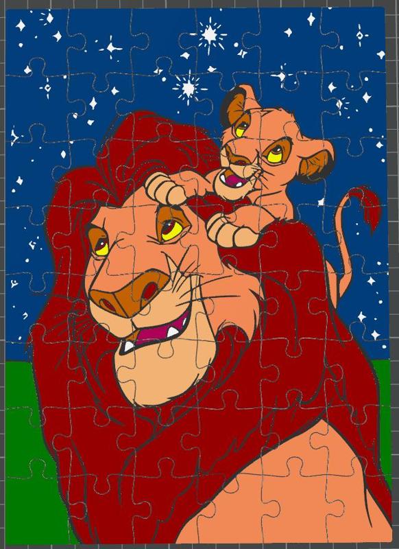 48-piece puzzle - The Lion King