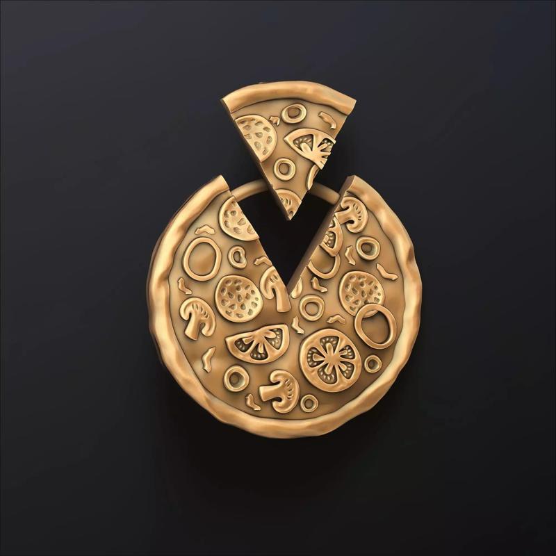 Pizza Pendant Version 2