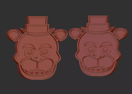 freddy fazbear cookie cutter
