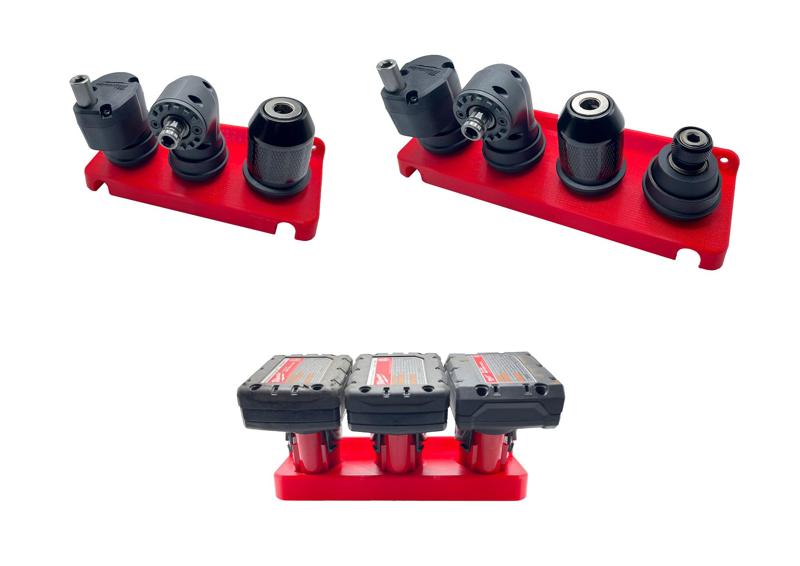 Milwaukee Chuck & Battery Holder Bundle