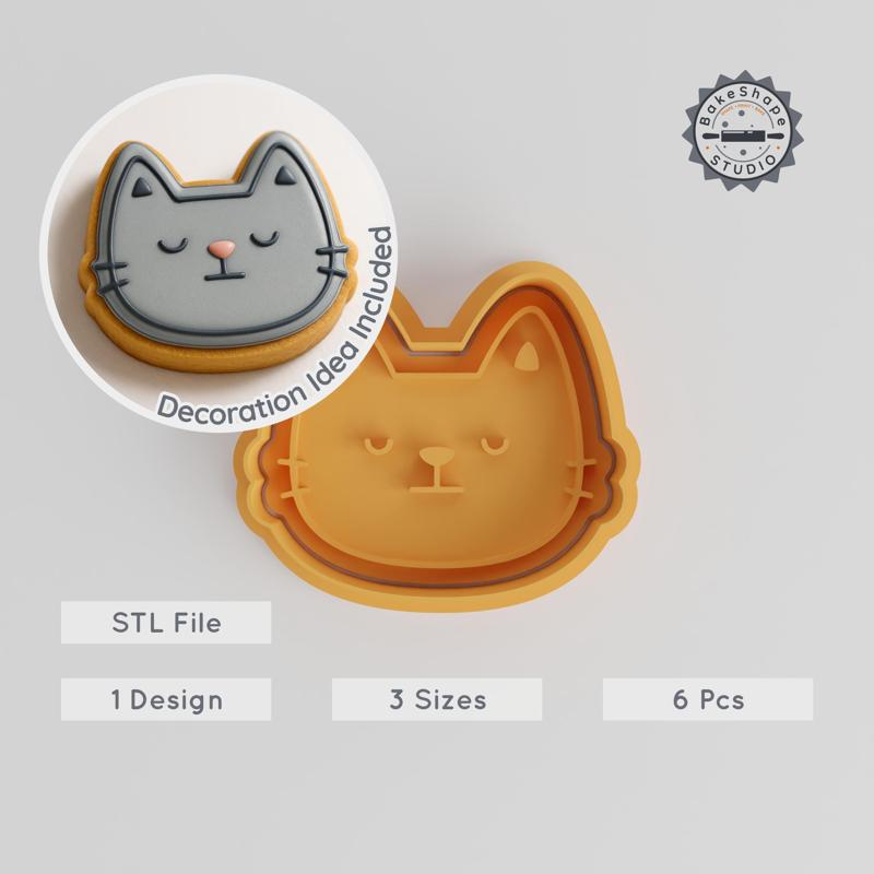 Peace Shape Cutter & Stamp, Cookie & Fondant Tools Set, Sizes S/M/L, 6-Piece Nature & Faith Design