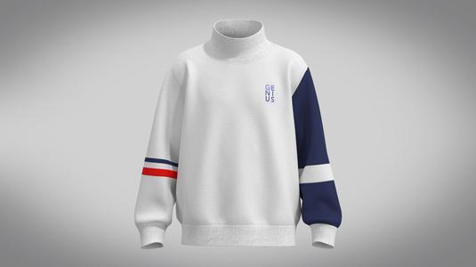Men Sweatshirts-High Neck | Marvelous / Clo3d / obj / fbx
