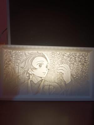 lithophane Tanjiro Kamado