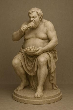 Gluttony – Seven Deadly Sins Classical Sculpture