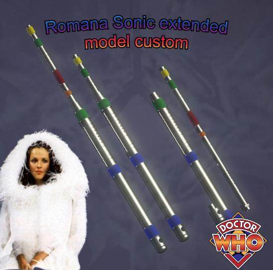 Doctor Who Sonic Screwdriver Romanadvoratrelundar CUSTOM