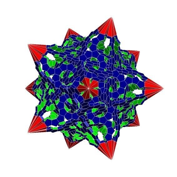 ROELOFS-HOLDEN-ESCHER DODECAHEDRAL STAR POLYLINKNOT 1