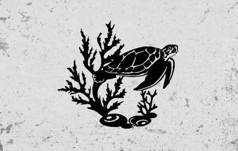 sea turtle sea waves ocean sea beach wall decoration wall art fish fish wall art fishes