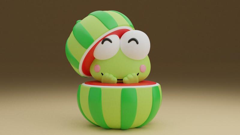 Keroppi sanrio summer figure