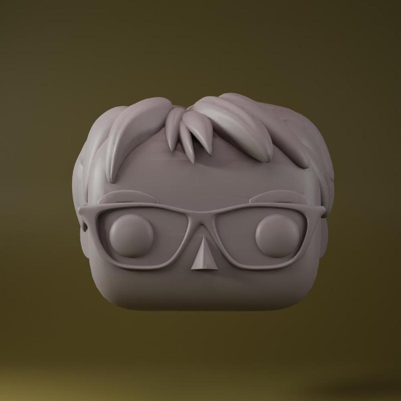 FUNKO HEAD MAN WITH GLASSES 06