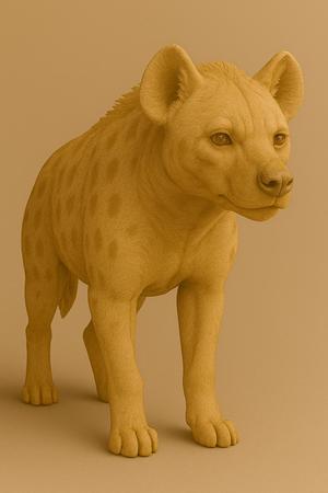 Hyena Figurine – 3D Printable Model